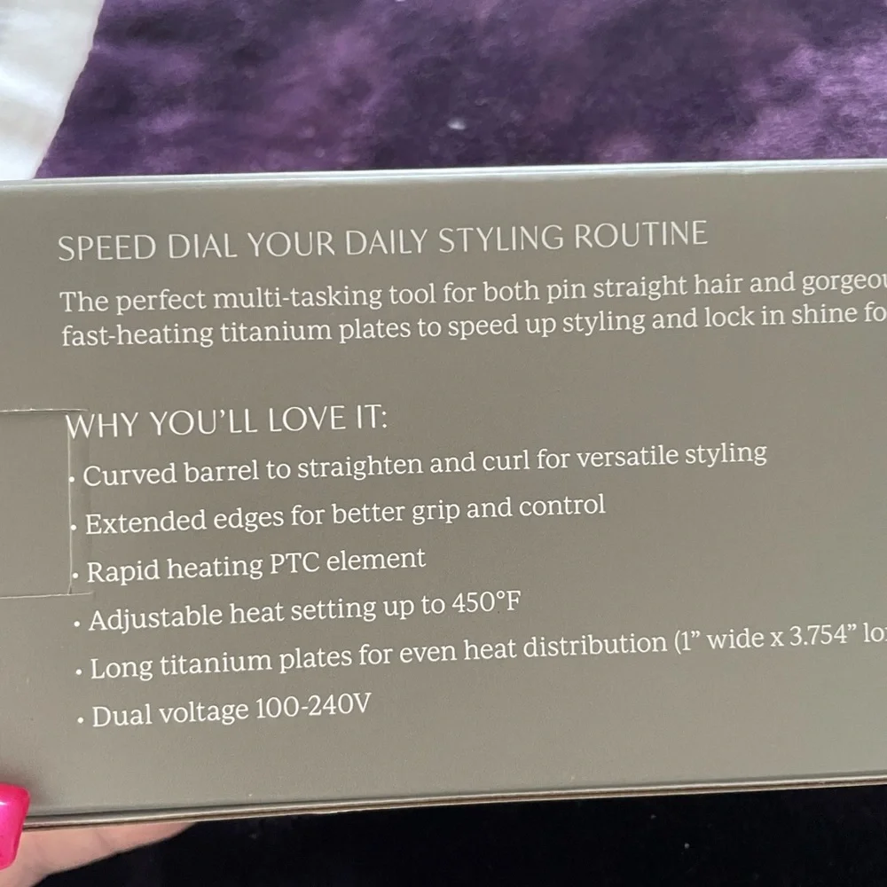 Complex Culture Titanium Styling Flat Iron